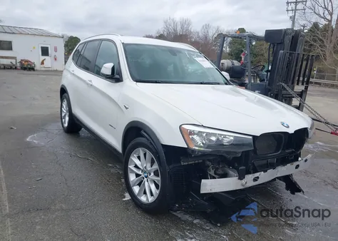 2015 BMW X3 xDrive28I z USA, uszkodzony, nr VIN 5UXWX9C53F0D55952